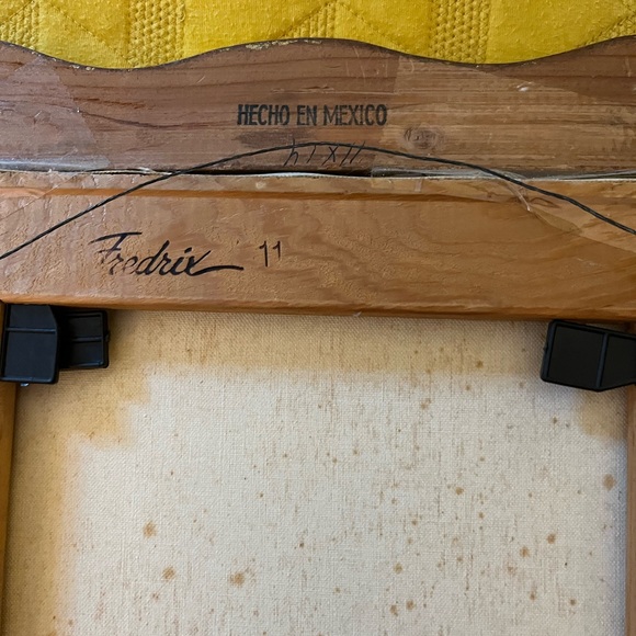 Vintage signed daisies still life in ornate frame - Picture 3 of 4